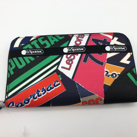 NEW Le Sport Sac Taylor Zip Around Wallet Varsity Logo 74 - Picture 2 of 4